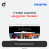 Freepik Essential (Bulanan)