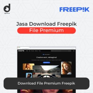 Jasa download file premium Freepik tanpa langganan dengan harga Rp1.000 per file