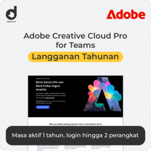 Adobe Creative Cloud Pro for teams (Tahunan)