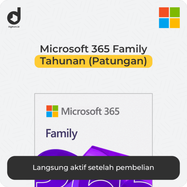 Microsoft 365 Family Tahunan (Patungan)