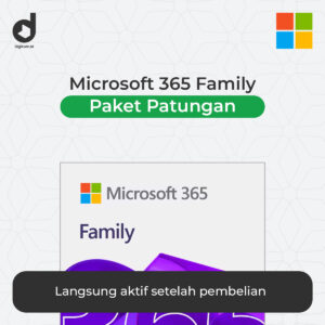 Microsoft 365 Family paket patungan dengan aktivasi langsung setelah pembelian