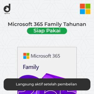 Jual Microsoft 365 Family Tahunan Siap Pakai Termurah dan Resmi di Digikom.id