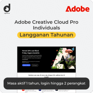 Adobe Creative Cloud Pro Individuals (Tahunan)