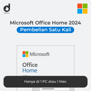 Jual lisensi Microsoft Office Home 2024 original. Aktivasi permanen sekali bayar untuk 1 PC atau Mac. Alternatif Microsoft 365 tanpa langganan