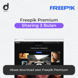 Freepik Premium Sharing 3 bulan dengan akses download aset premium